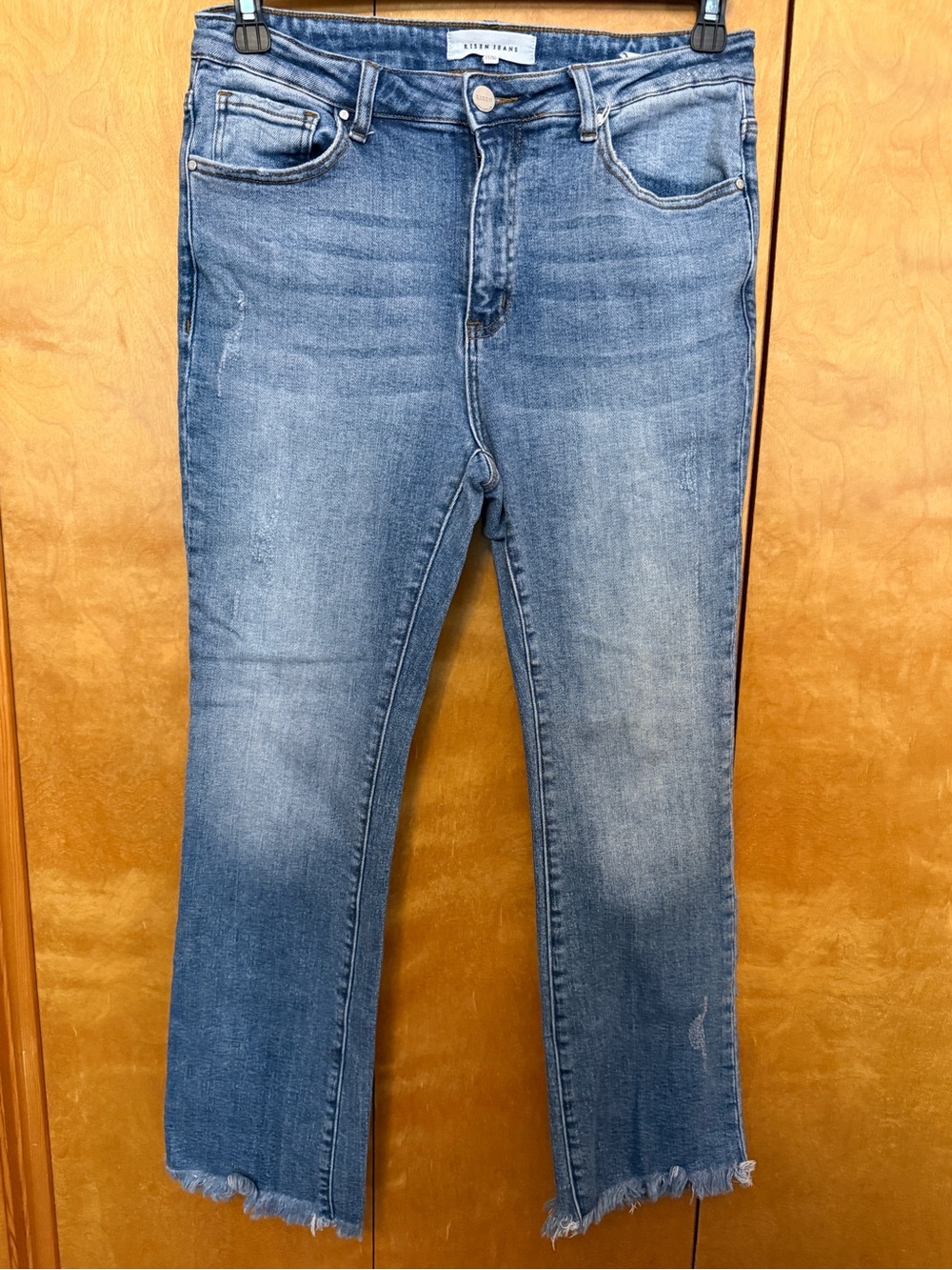 Risen Jeans Ankle Cropped Medium Wash Size 11